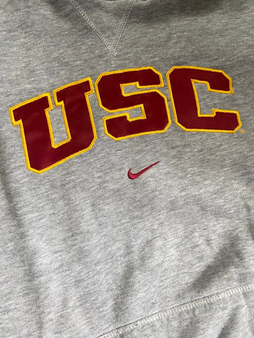 Nike Midswoosh USC Trojans Hoodie Men s Fashion Tops Sets