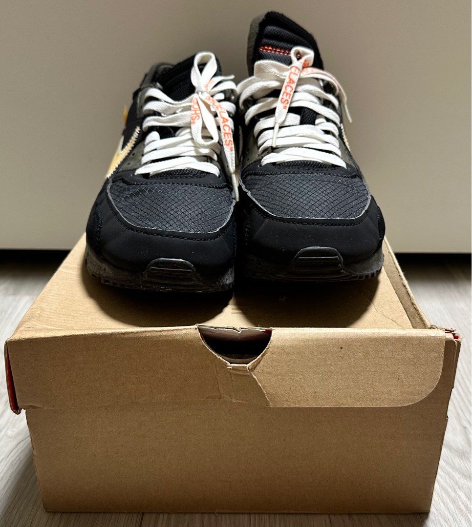 Air max 90 off white box top