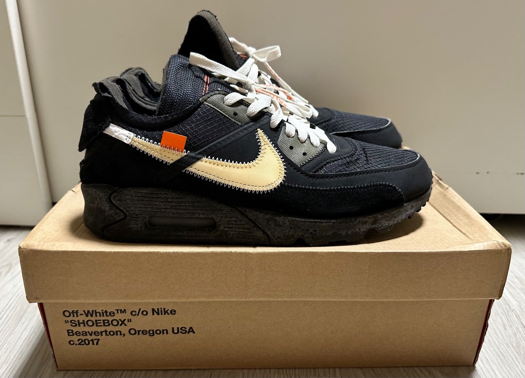 Nike OFF WHITE x Air Max 90 Black Men s Fashion Footwear