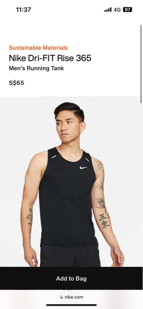 Nike rise 365 tank 2025