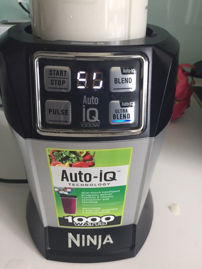 Ninja AutoIQ, 1000w blender, BL480, TV & Home Appliances, Kitchen