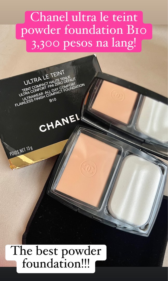 NO DISCOUNT! Chanel ultra le teint powder foundation b10, Beauty