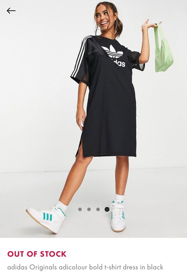 Adidas dress with split cheap