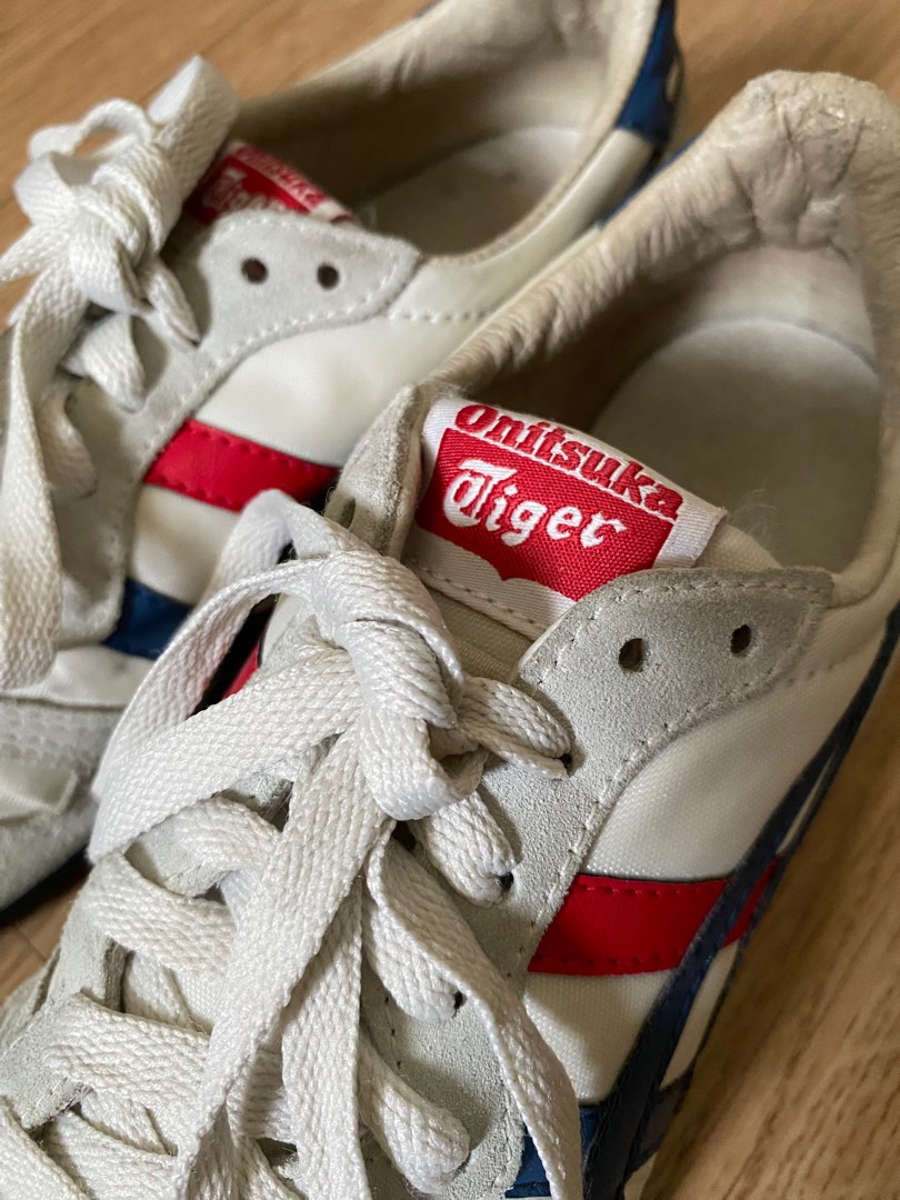 ONITSUKA TIGER Serrano Grey Blue Red 22.5cm US5 5.5 preloved