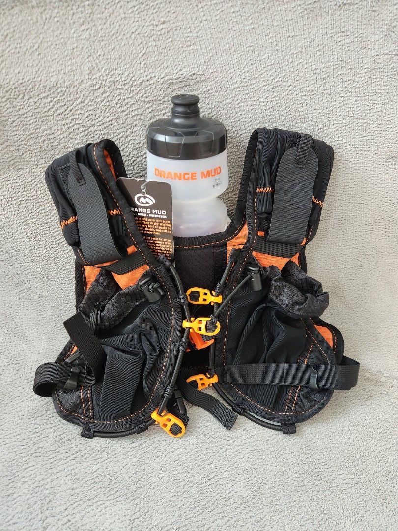 Orange mud running vest store
