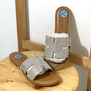 Oran-inspired Beaded Sandals Womens US7.5/24.5cm