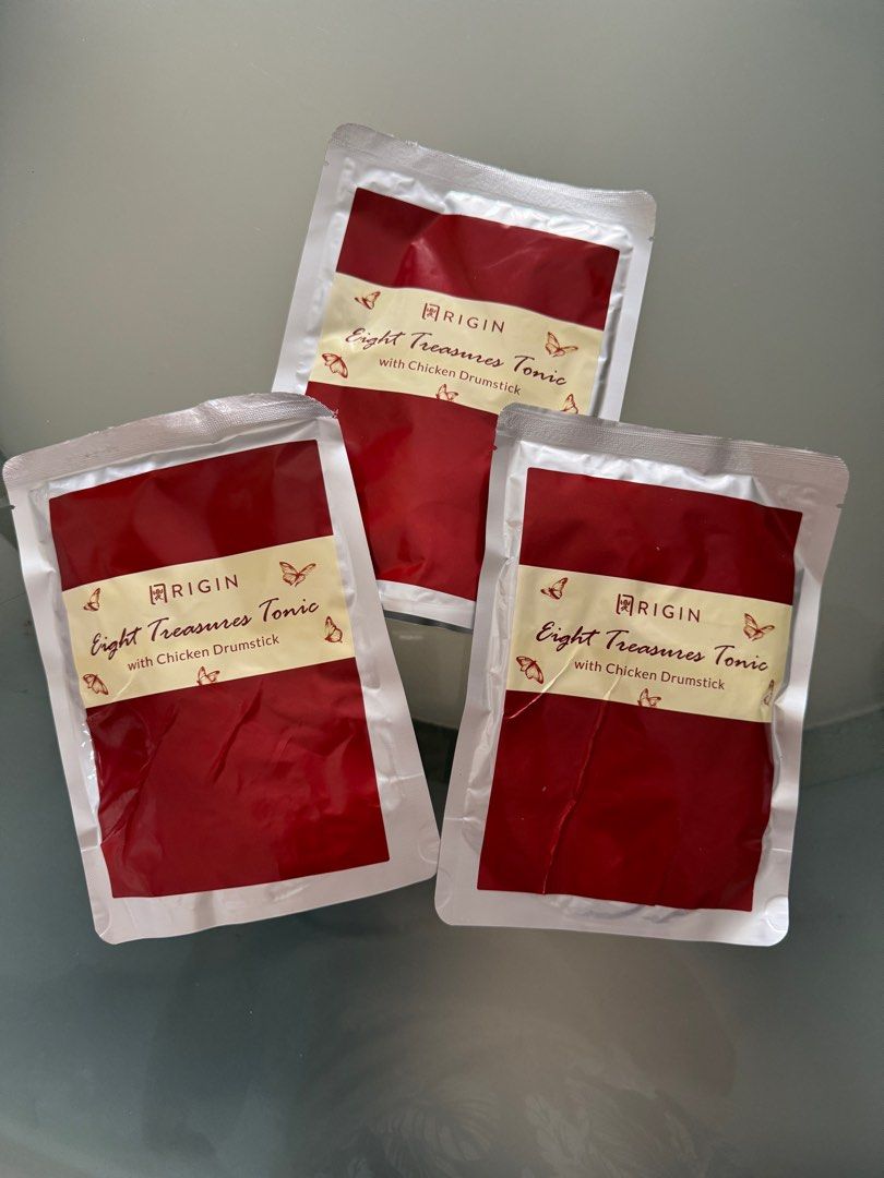 Origin Eight Treasures Ba Zhen Tonic Soup with Chicken Drumstick, Food