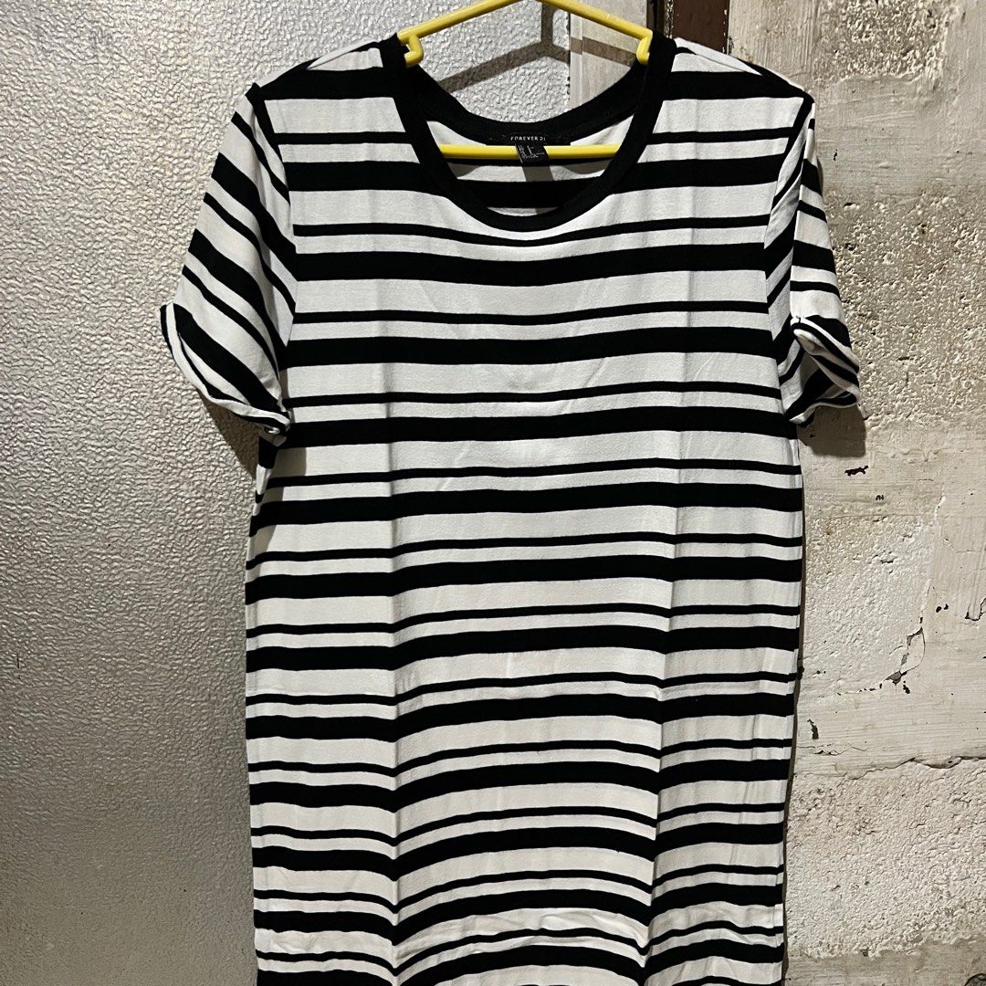 Forever 21 white shirt store dress