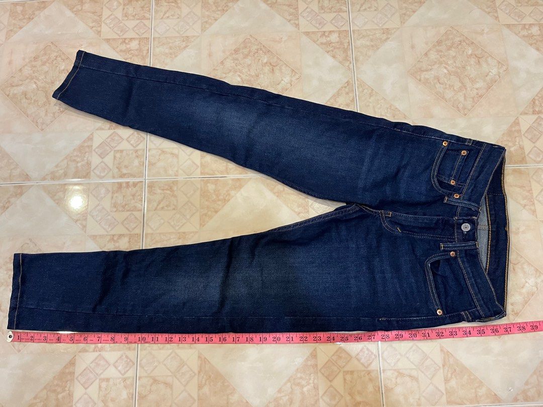 Original Levi Strauss & Co Skinny Taper Jeans Size 28, Men's Fashion,  Bottoms, Jeans on Carousell