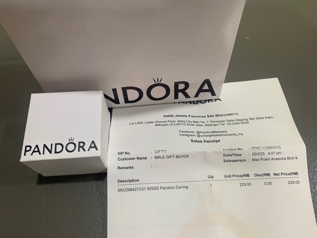 Pandora setia best sale city mall