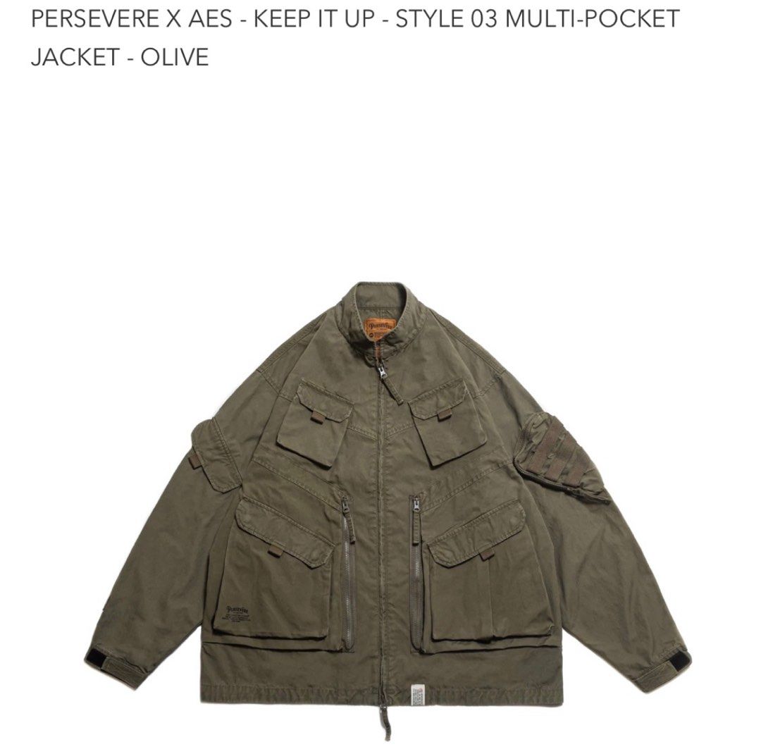 persevere multi-pocket padded jacket-