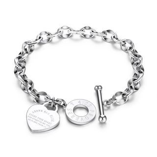 Personalised cord bracelet to engrave - steel - Petits Tresors