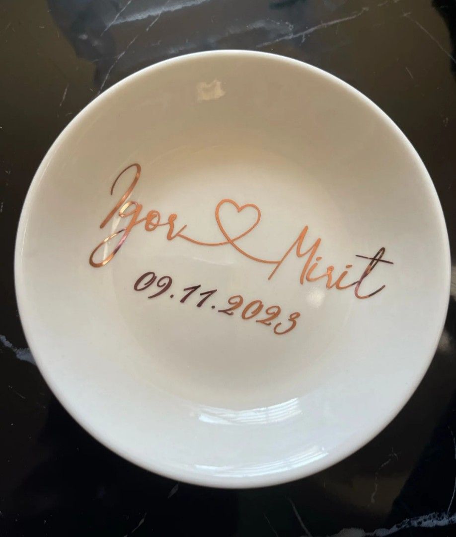 Custom ring dish on sale