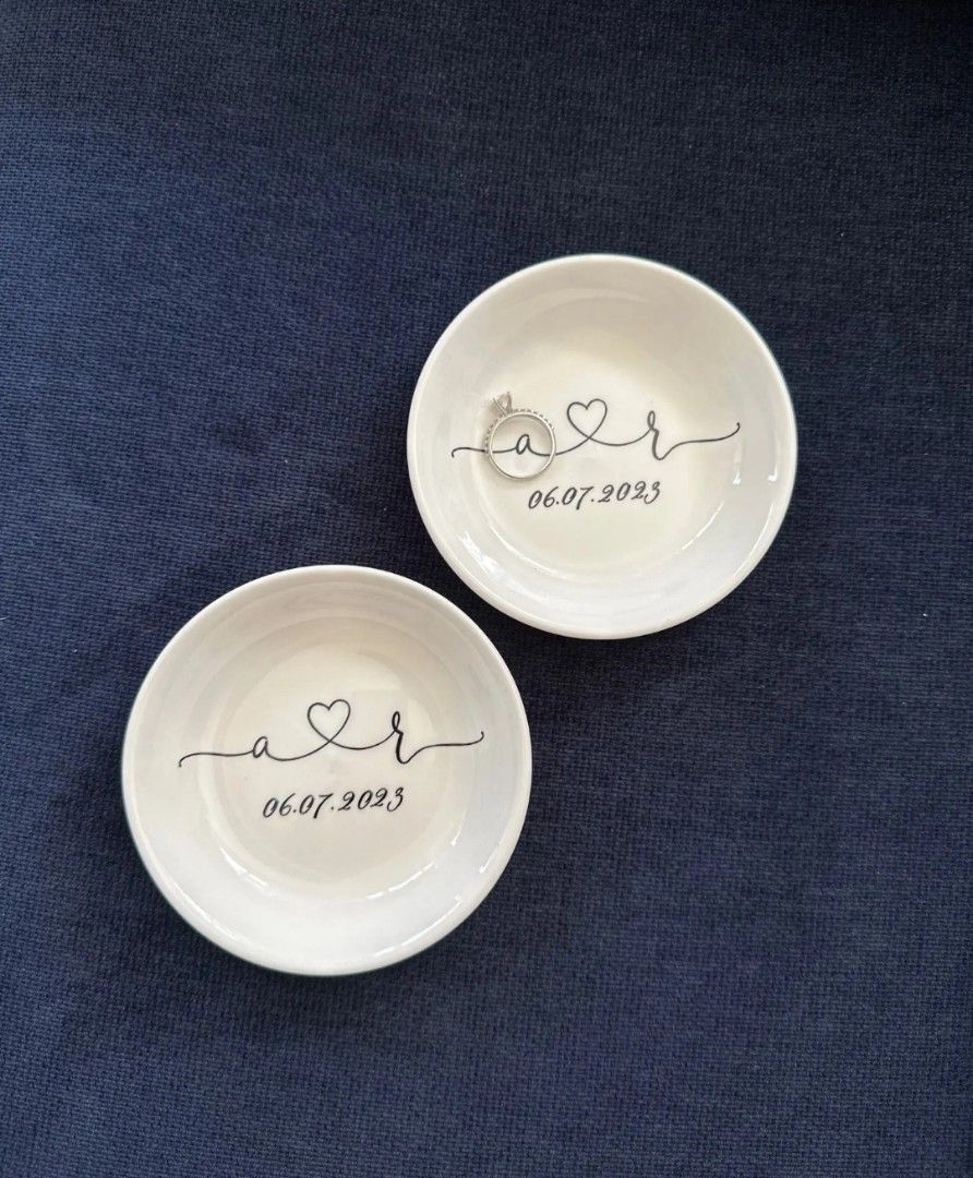 Custom ring dish top