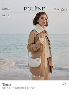 Polène | Bag - numéro Un Nano - Taupe Textured Leather