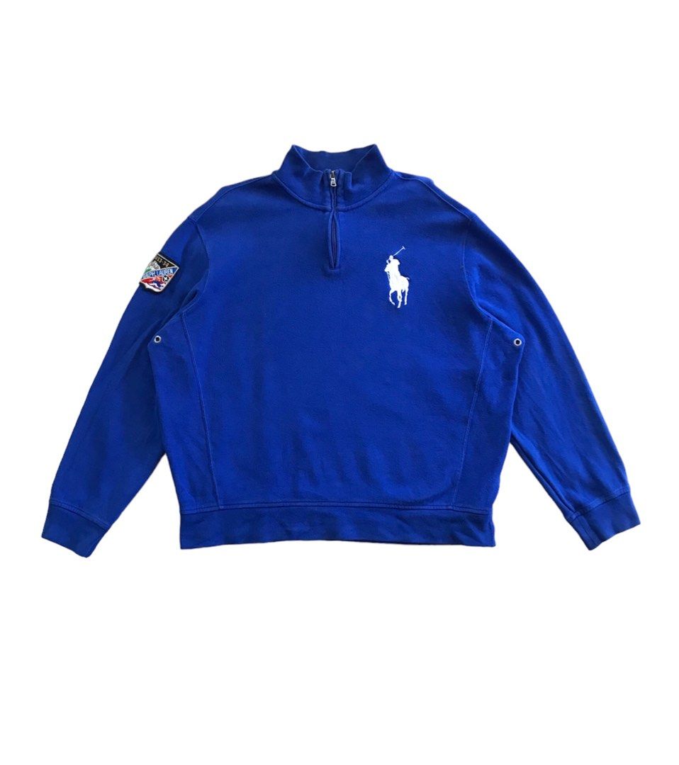 Polo sweater with zipper sales