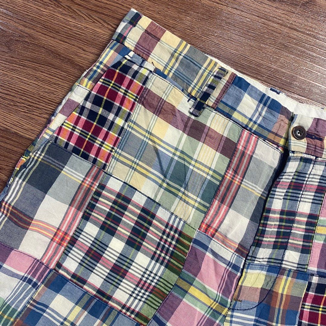 Polo sales madras shorts