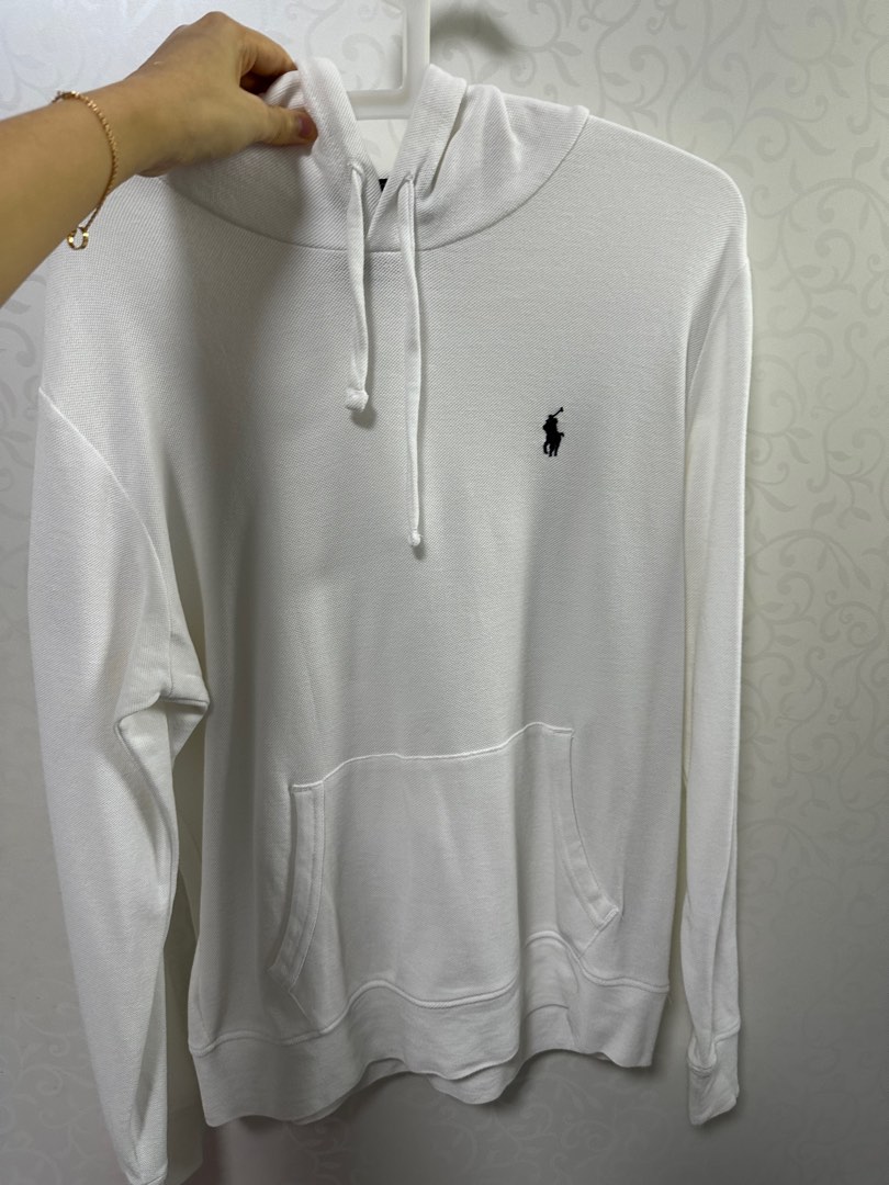 White polo on sale ralph lauren hoodie
