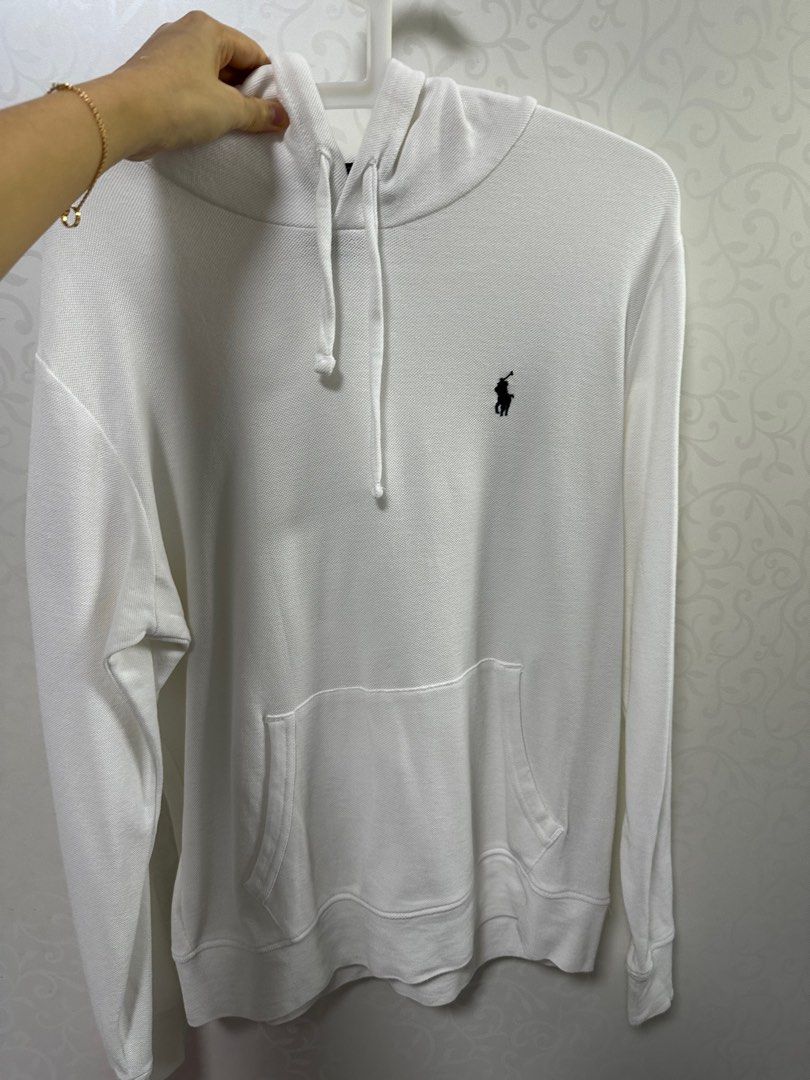 White on sale polo jacket