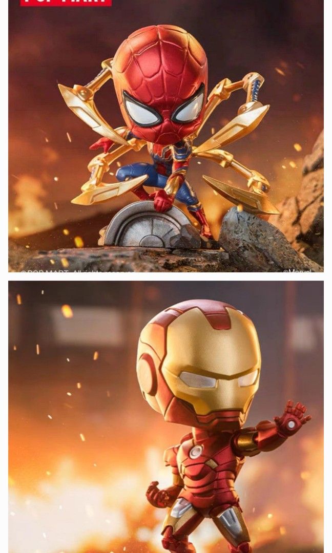 【クーポン対象外】 POPMART MARVEL アイアンマン SAGA INFINITY 引っ剥がす 