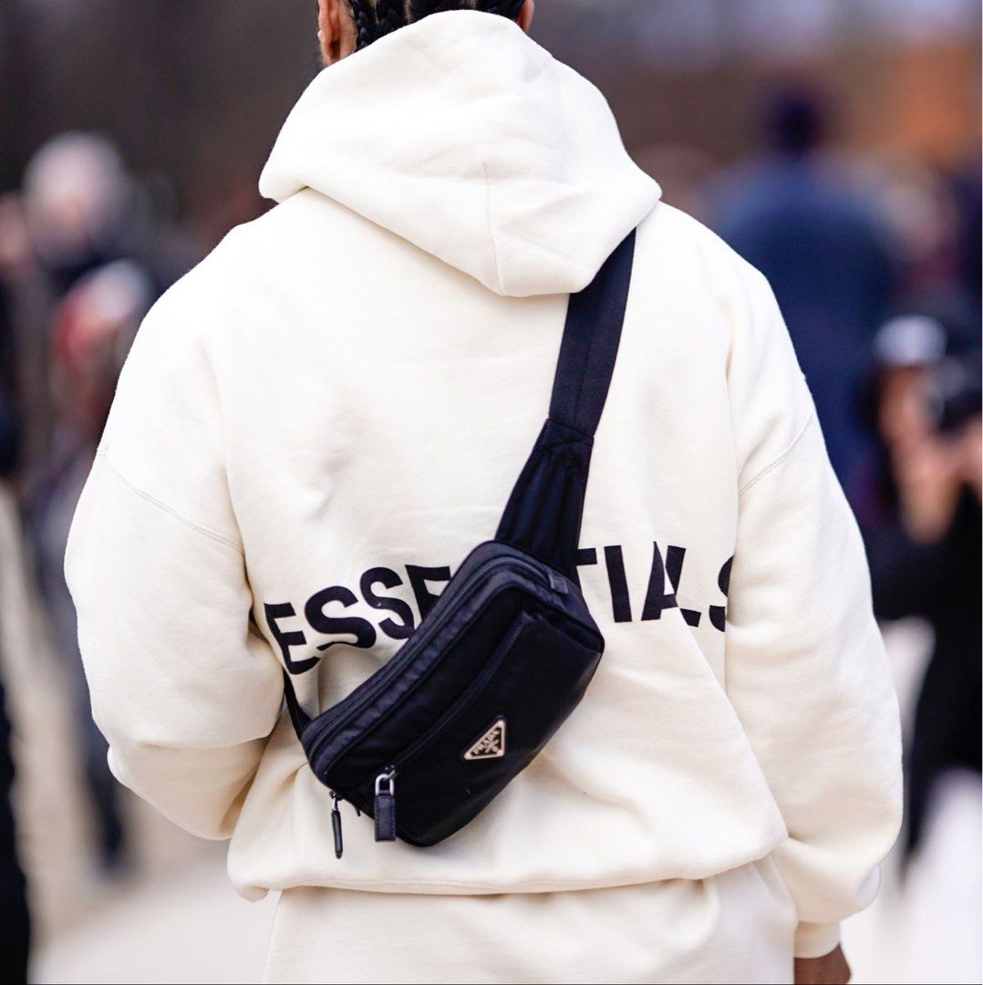 Prada Re Nylon and Saffiano leather belt bag Jerry Lorenzo Kendall