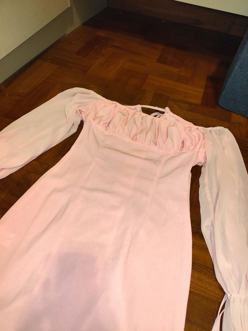 Prettylittlething baby Pink dress, Women's Fashion, Dresses & Sets, Dresses  on Carousell