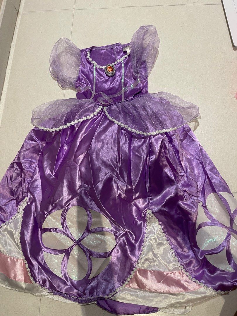 strapless open back dress Princess Sofia/Rapunzel Dresses Costume main image 0