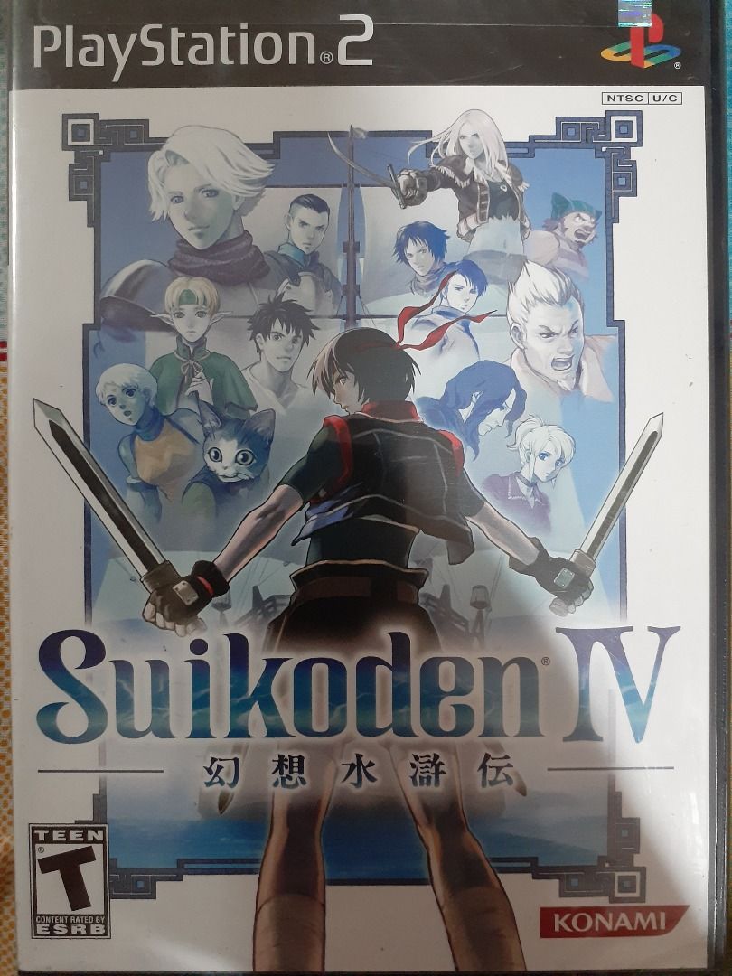 Jeu PS2 SUIKODEN IV - Version 2005 Avec Notice, Testé, Très Bon état
