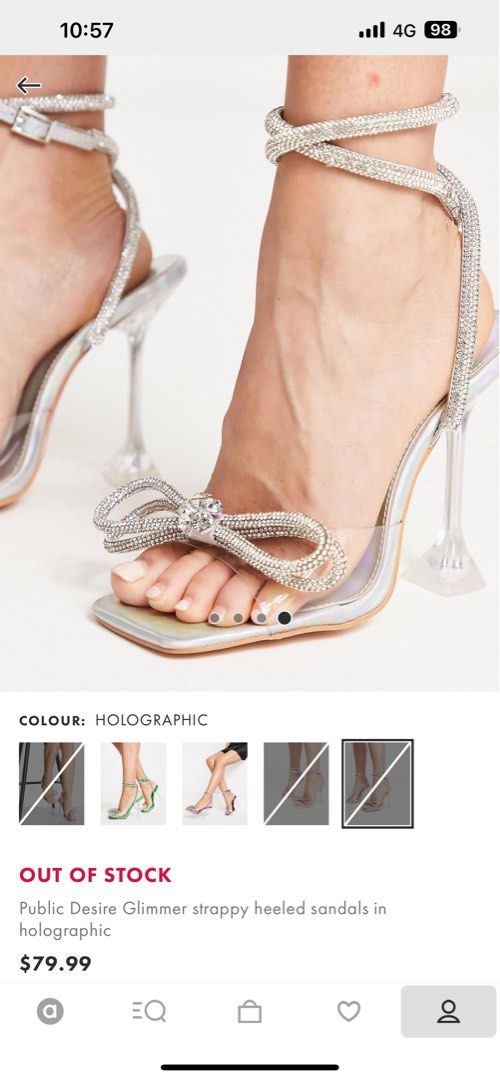Public desire clearance strappy heels