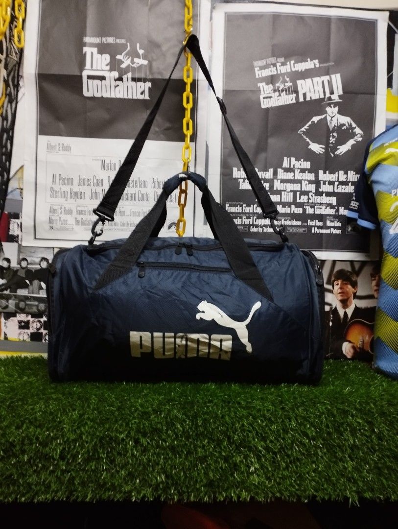 Puma duffle best sale bag blue