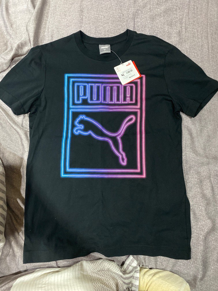 Neon puma shirt store
