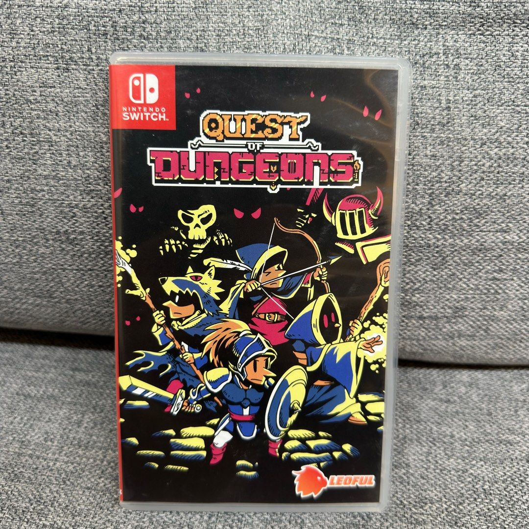 Quest Of Dungeons switch game (Category: Nintendo) located in Manila. Submitted by sweettotes_ph (Listing ID 1261377854, Image 1). Description: No issues Fully working Good condition I have other games feel free to check my listings :) For pickup or delivery Bdo gcash cod payment.