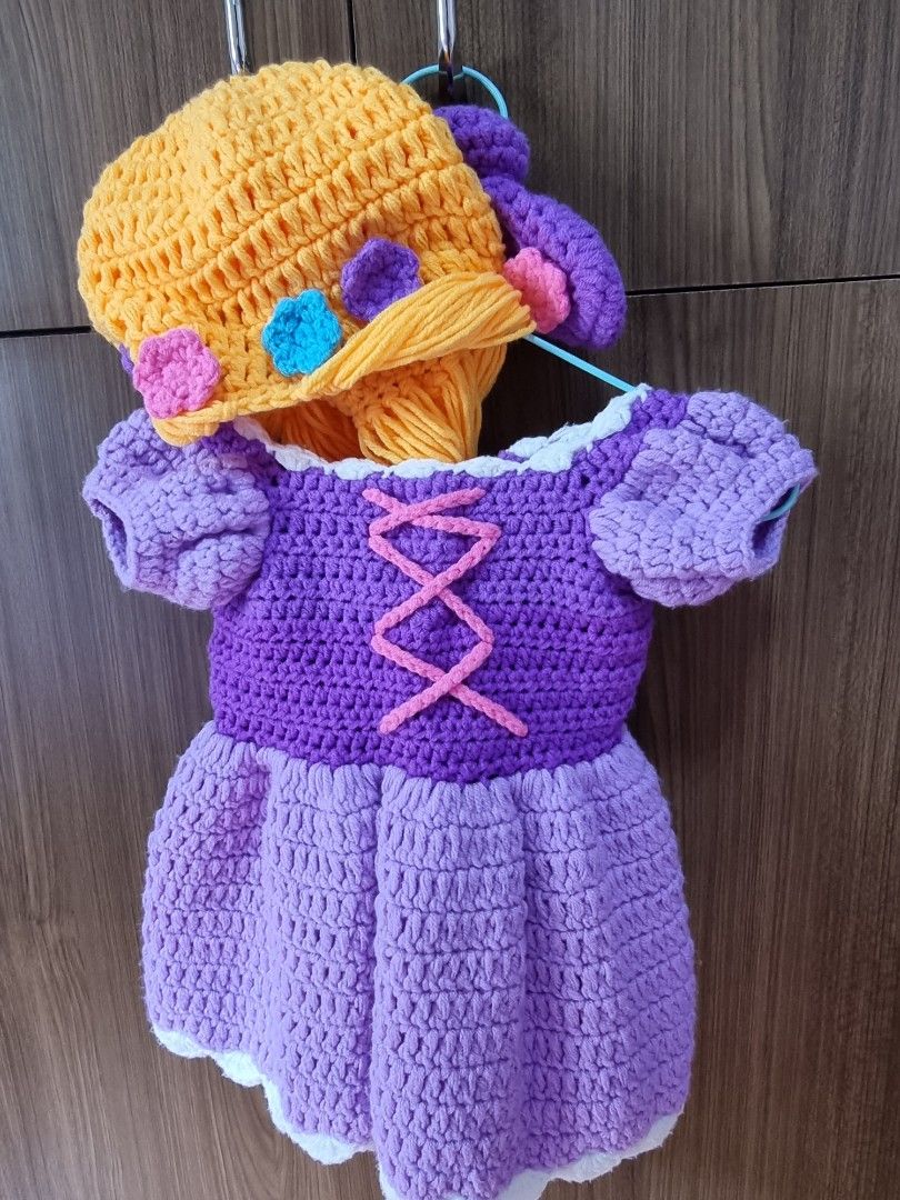 Rapunzel Costume Crochet Babies Kids Babies Kids Fashion