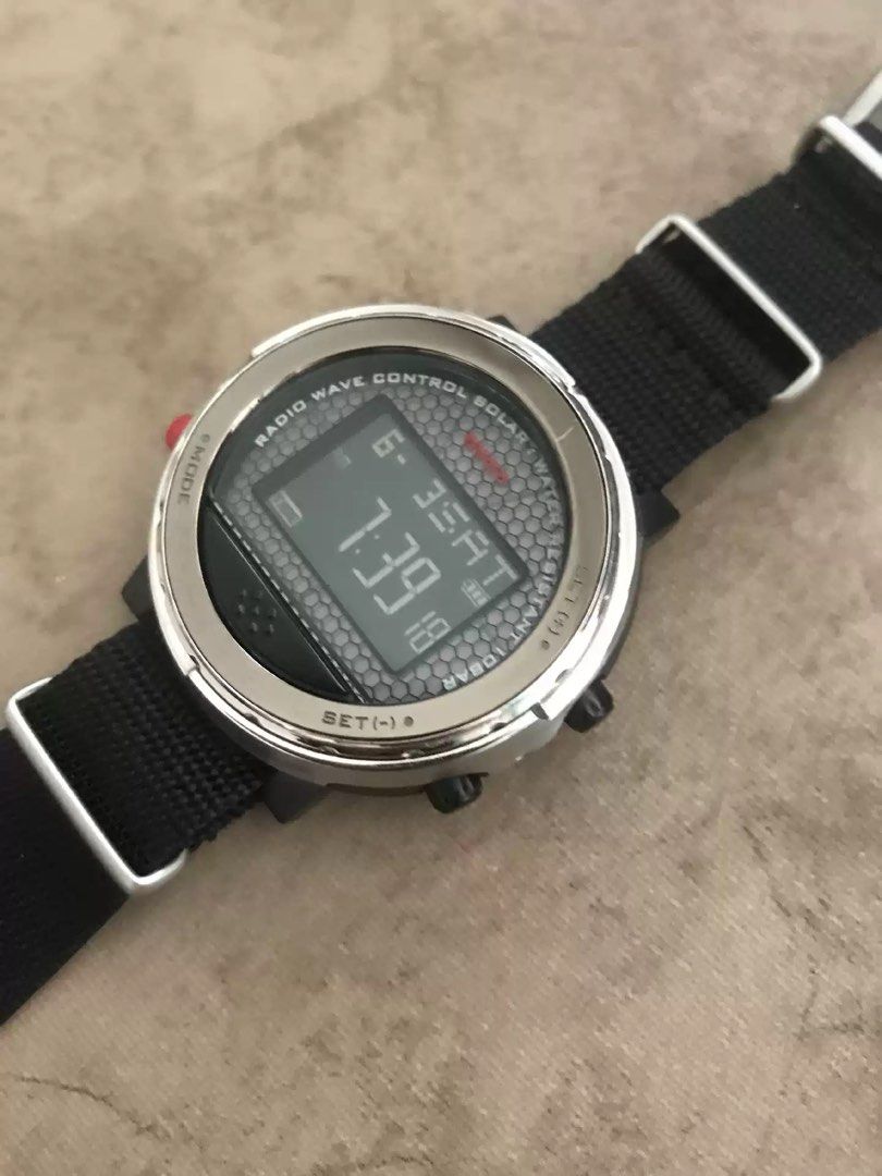 Rare Seiko Wired X United Arrows Beauty & Youth Digital Tuna Silver Chrome  Watch