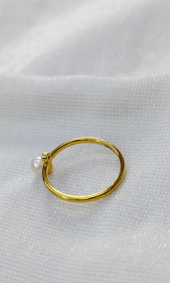 Dia stamped deals on ring
