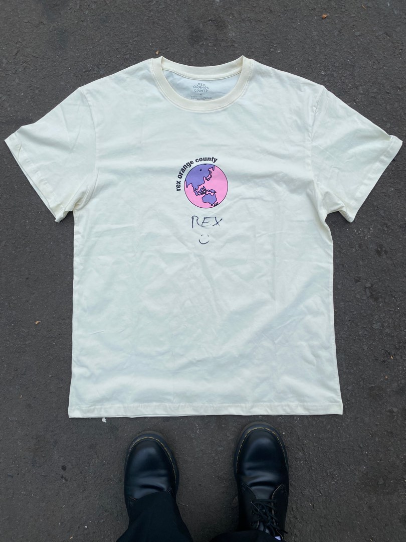Rex Orange County Tee Official Merchandise, Fesyen Pria, Pakaian