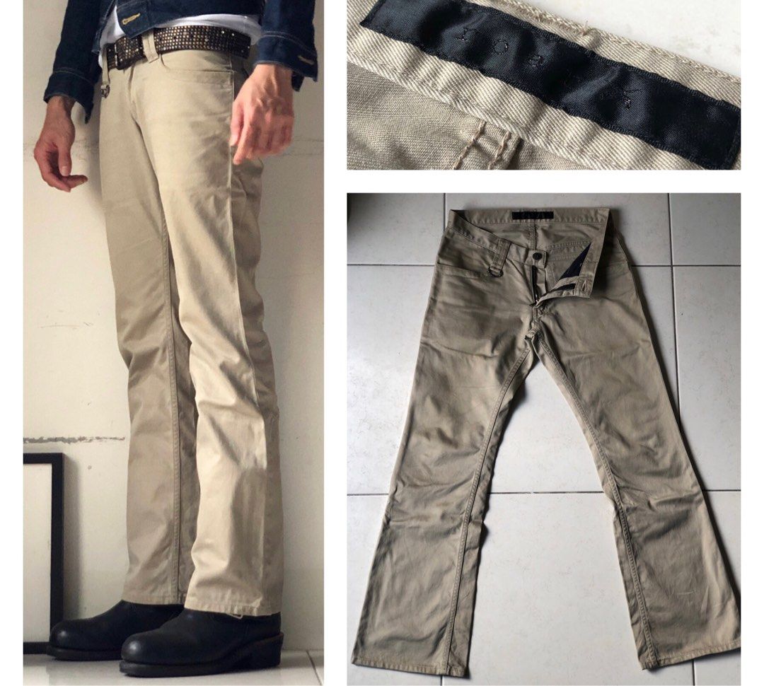 ROAR khaki bootcut pants sz1