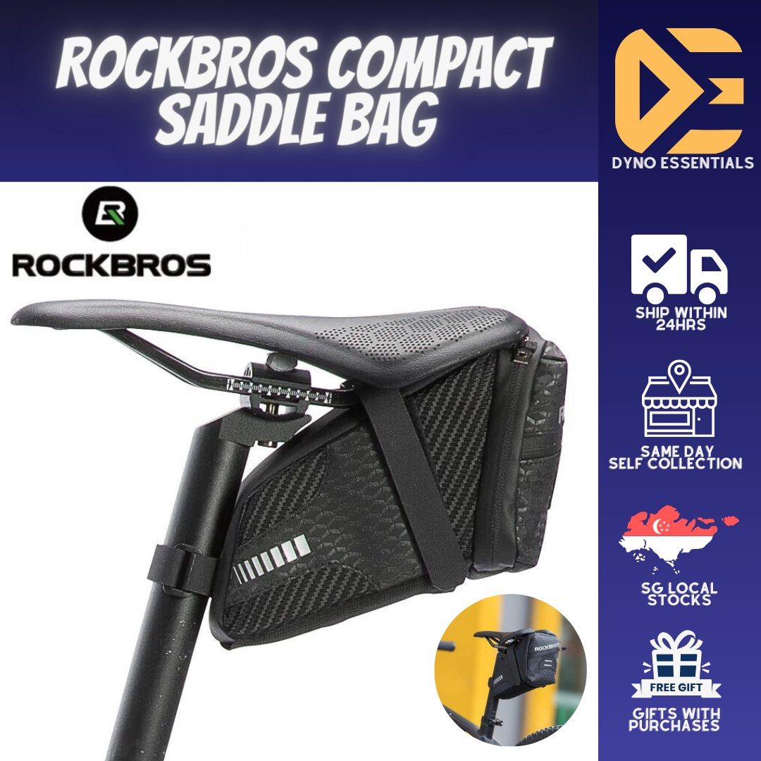 ROCKBROS Bicycle Bag Cycling Seat saddle Bag Pannier Bike Seat Bag