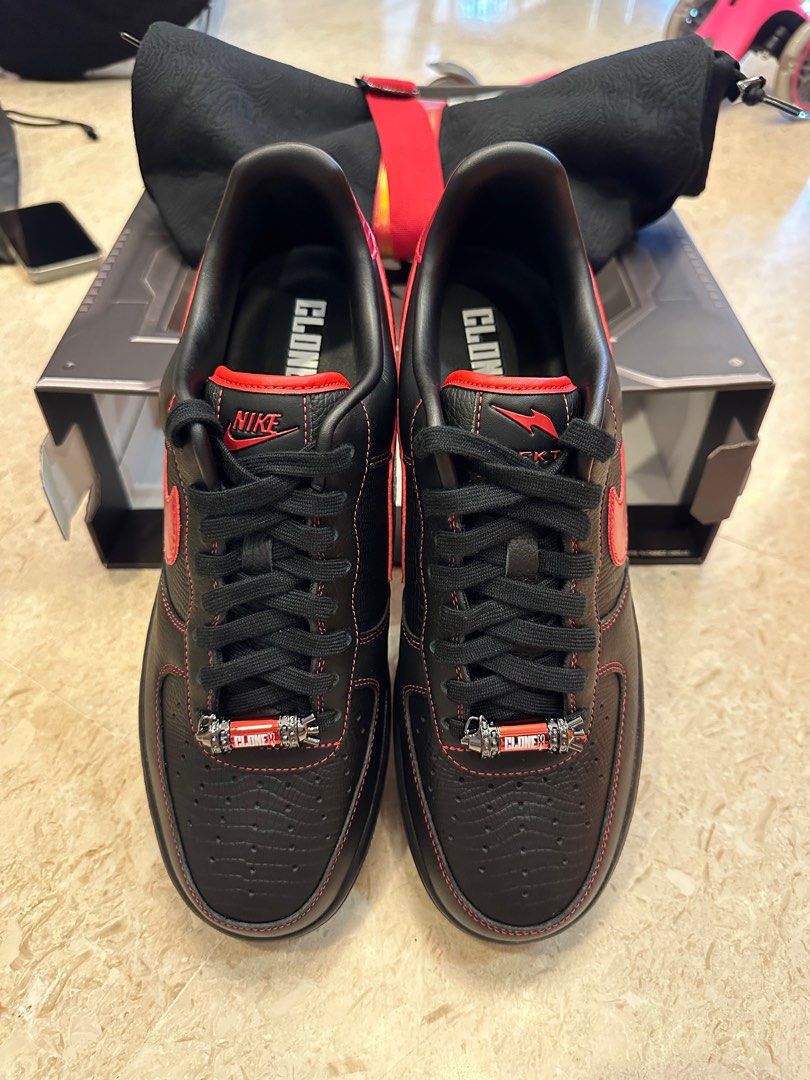 RTFKT Nike Airforce AF1 shoes demon edition Luxury Sneakers