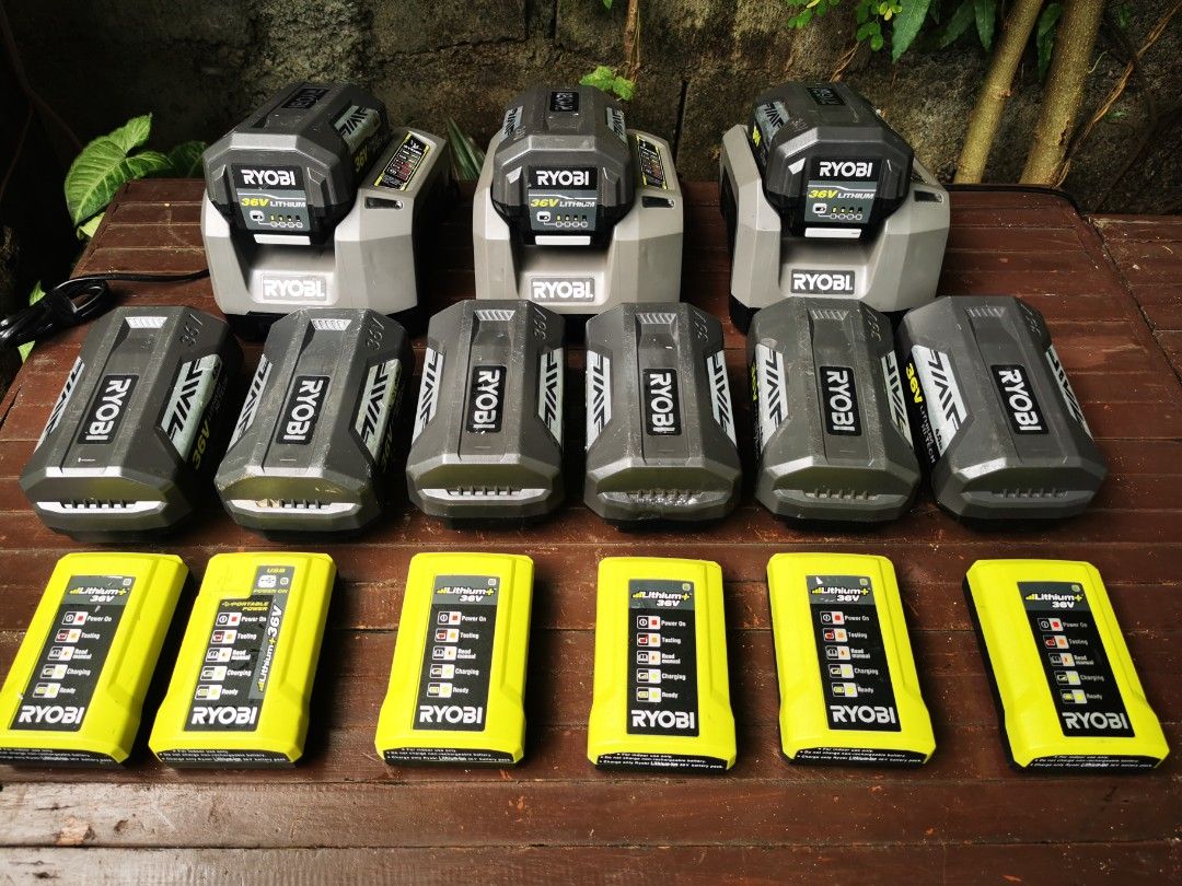 Ryobi 36v battery and charger sales kit