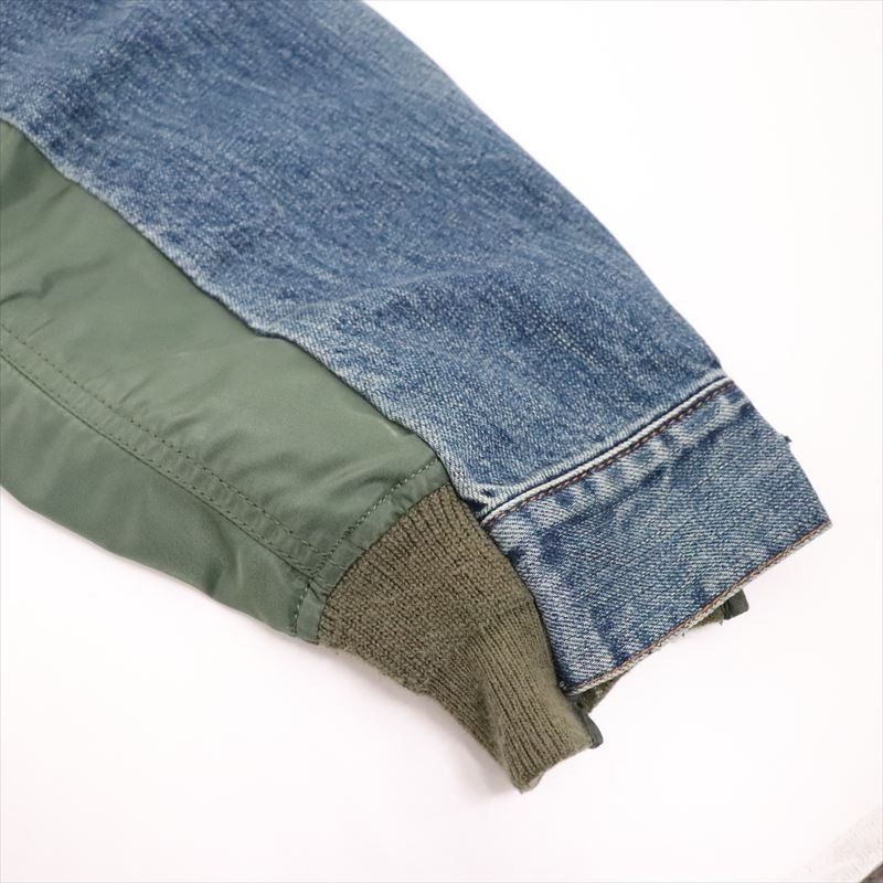 SACAI DENIM X MA-1 JACKET 牛仔褸外套[not Wtaps Visvim North Face