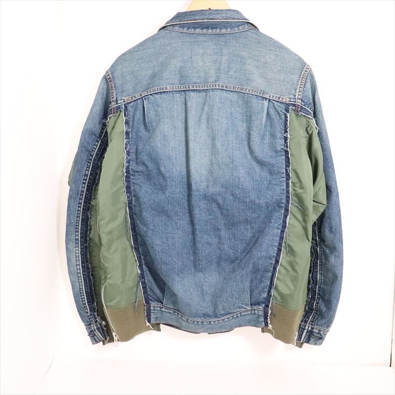 SACAI DENIM X MA-1 JACKET 牛仔褸外套[not Wtaps Visvim North Face
