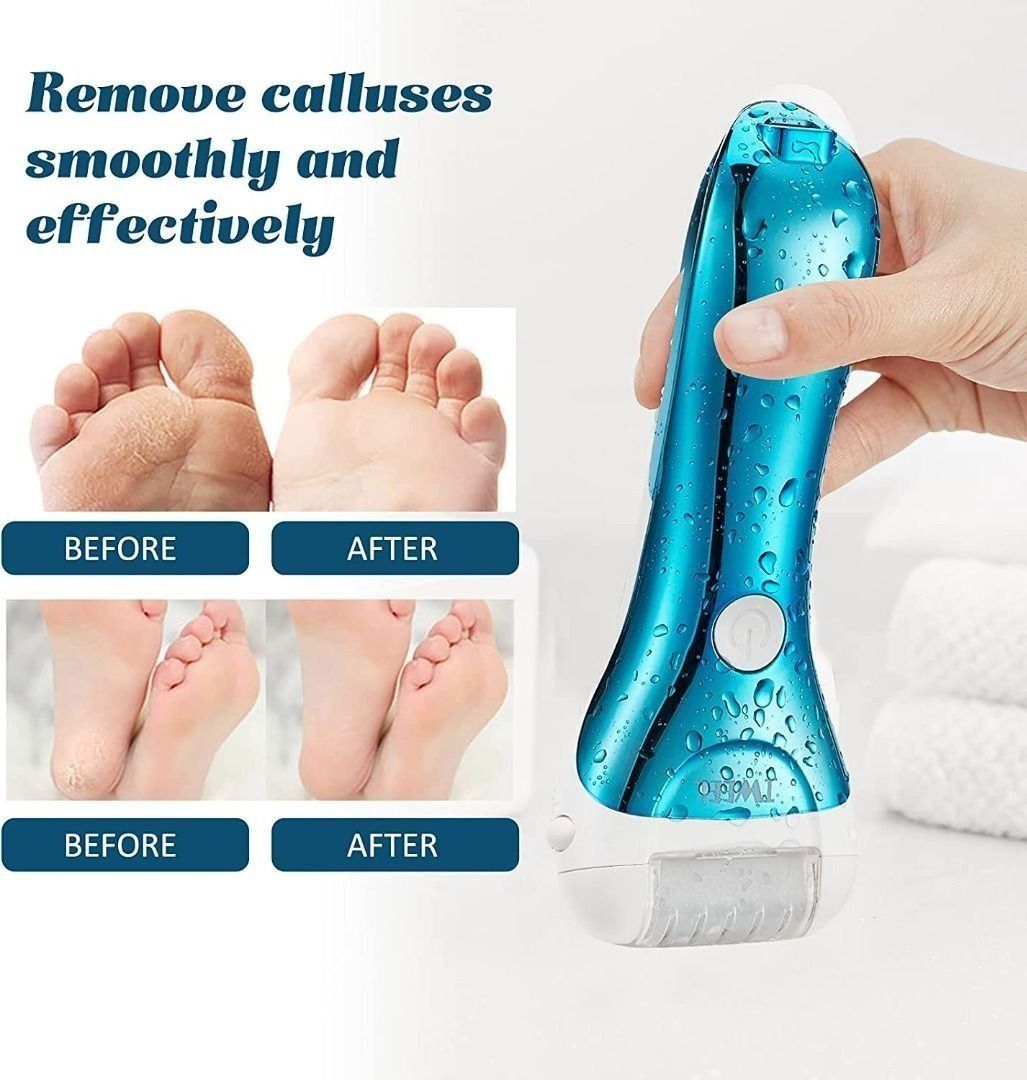 Electric Foot Callus Remover, Rechargeable Portable Electronic Foot Fi