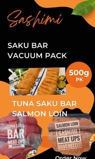 Salmon and Tuna Sashimi