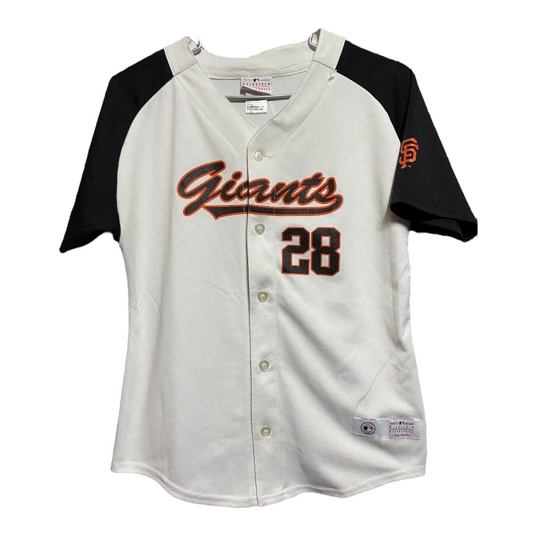 POSEY San Francisco Giants Boys Majestic MLB Baseball jersey BLACK