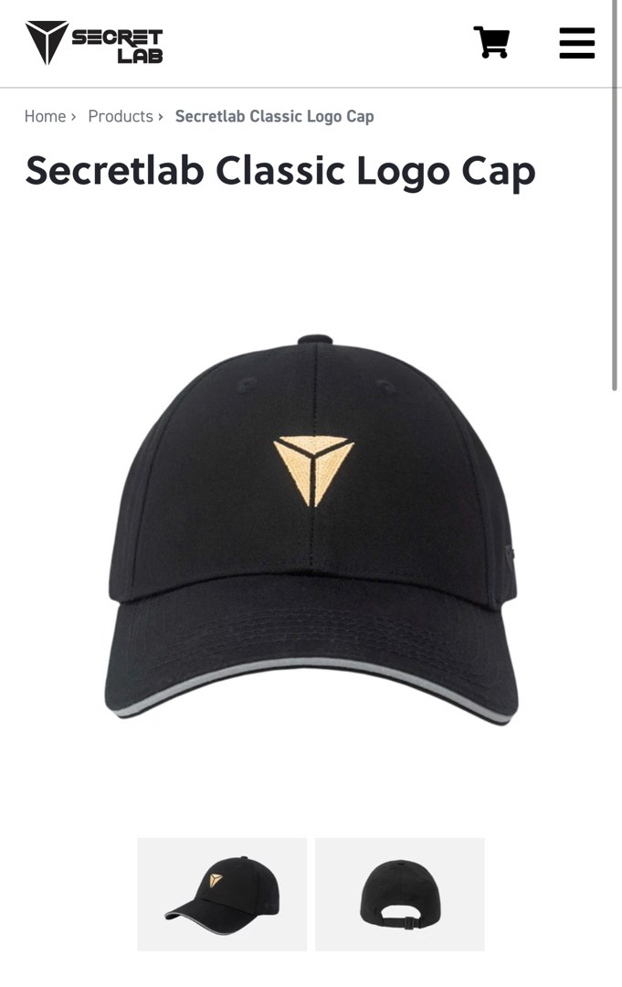 Secret Lab Hat Secret lab Classic Logo Cap, Men's Fashion, Watches & Accessories, Caps ...
