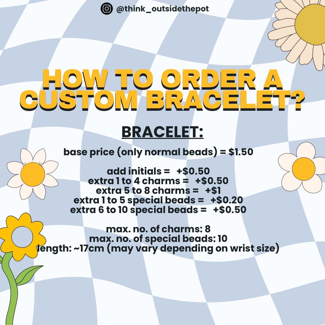 Order deals custom bracelets