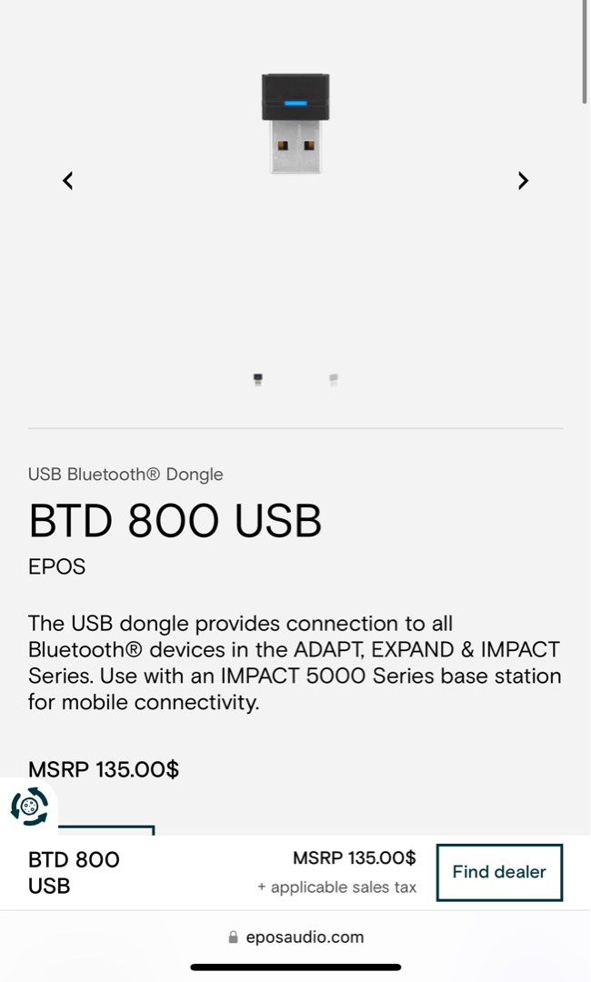 Sennheiser BTD 800 USB ML - 1000227