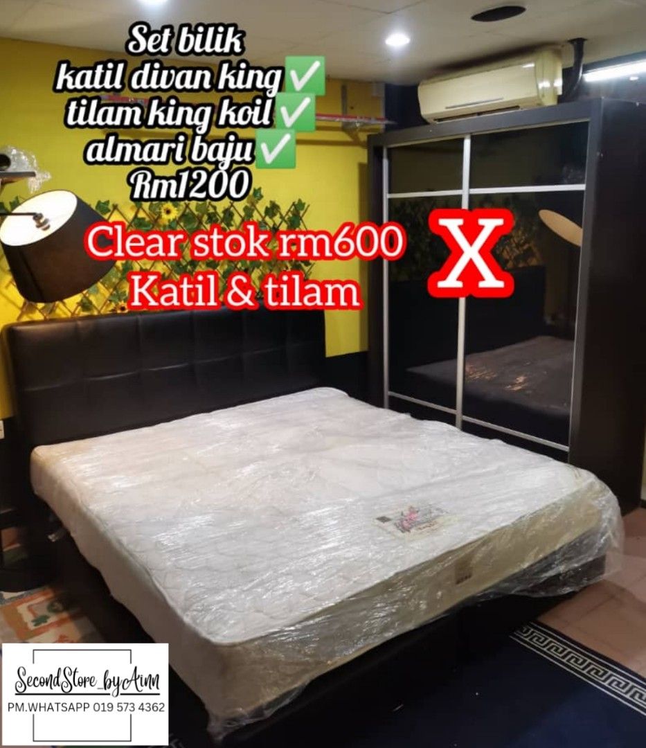 Set bilik tidur king size sales