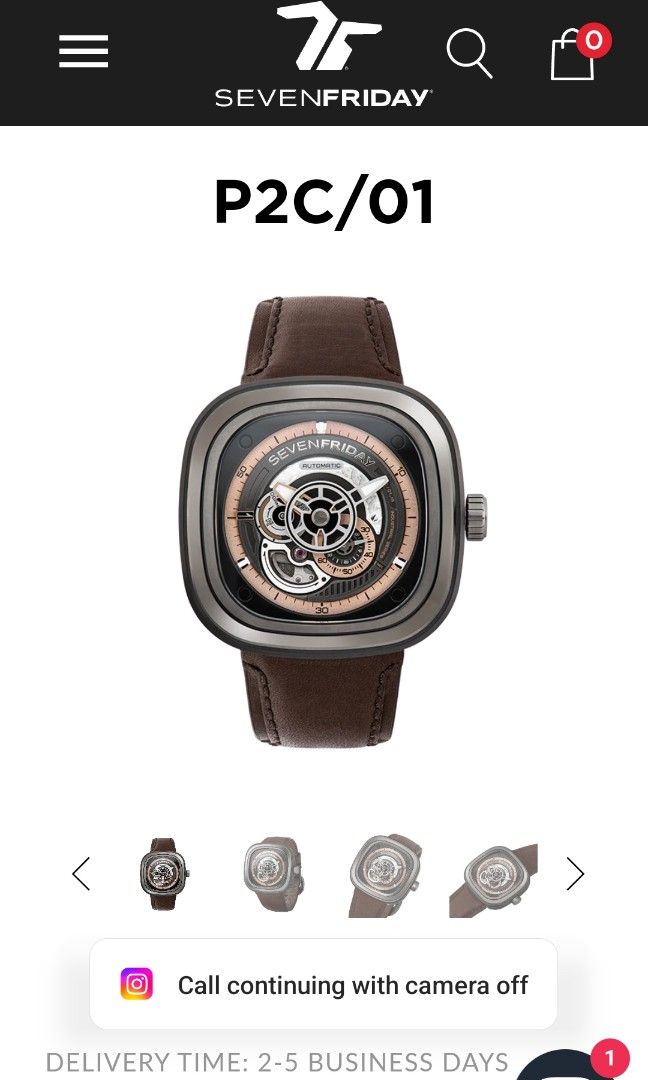 Seven Friday T-series Black Dial Swiss Automatic Watch at Rs 14,999 / Piece  in Mumbai